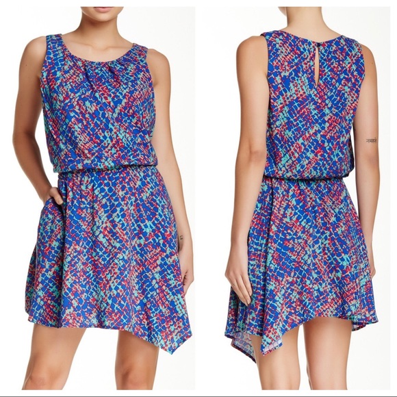 Splendid Dresses & Skirts - Splendid Batik Croc Print Blouson Dress